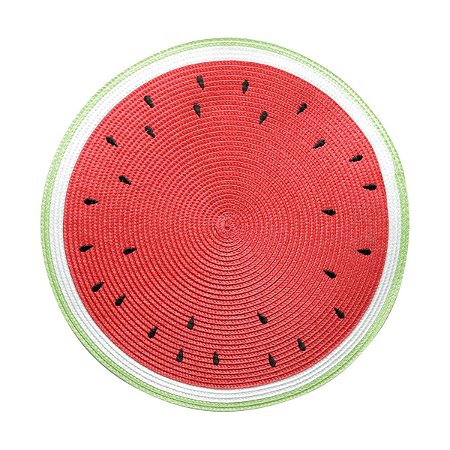 LUGAR AMERICANO DE POLIÉSTER MELANCIA 38cm