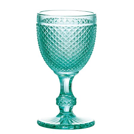 CJ 6PC TAÇA P/AGUA DE VIDRO SODO-CÁLCICO BICO DE JACA