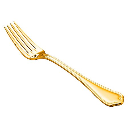 (DZ) GARFO P/SOBREMESA PVD DOURADO ZURICH