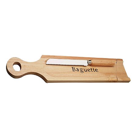 JG. DE FACA 27 CM PARA PÃO C/ TÁBUA P/ PÃO