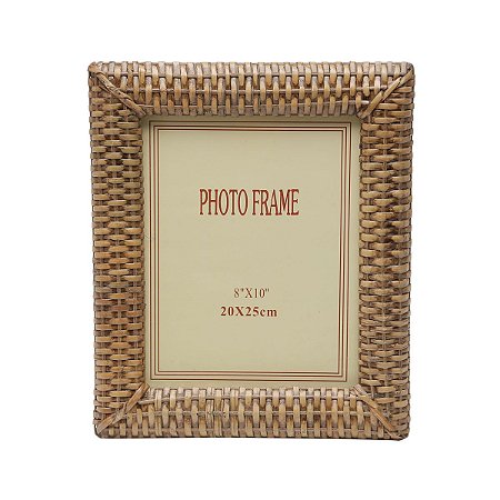 PORTA RETRATO DE RATTAN 10X15CM