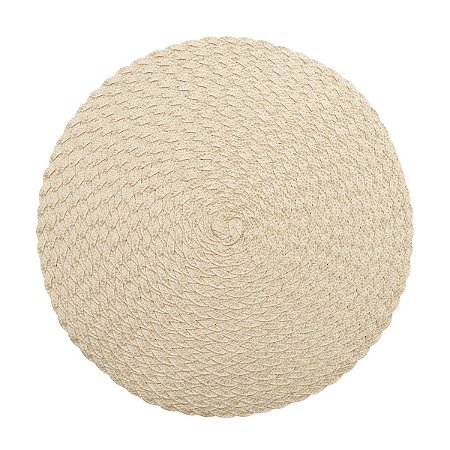 LUGAR AMERICANO DE PLÁSTICO LEAF CREME 38CM