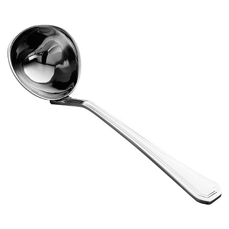 (UN) CONCHA P/MOLHO DE AÇO INOX PALACE