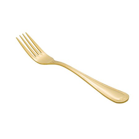 (DZ) GARFO P/SOBREMESA PVD DOURADO CROISÉ