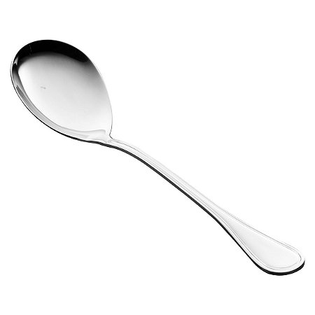 (UN) COLHER P/SALADA DE AÇO INOX LOUVRE