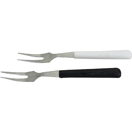 JG 12 GARFOS P/ PETISCOS EM AÇO INOX 10,2CM / 0,8MM / 3G