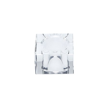 CJ 4 ANÉIS P/GUARDANAPO DE VIDRO ÓPTICO SQUARE 4,5X3CM