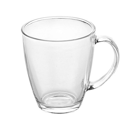 CJ 6 CANECAS DE VIDRO PISA 370ml