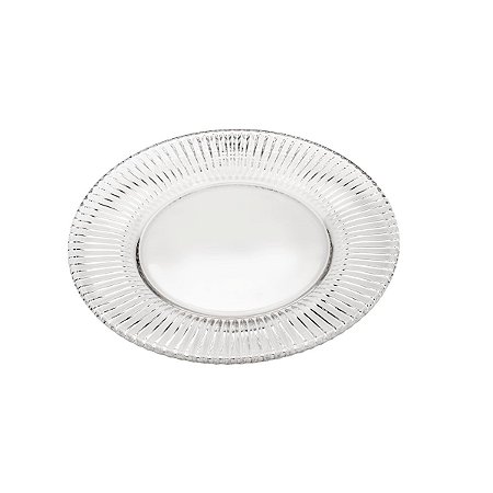 PRATO P/SOBREMESA DE CRISTAL RENAISSANCE 22,5cm