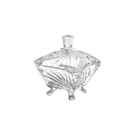 POTICHE C/PÉ DE CRISTAL LIEBE 10x6x8cm
