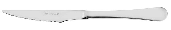 FACA PARA CHURRASCO LISO EM ACO INOX