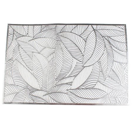 LUGAR AMERICANO EM PLASTICO L45XP30CM COR PRATA