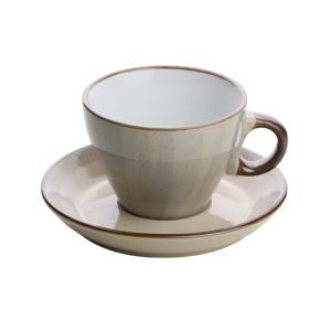 CJ 4 XÍCARAS PORCELANA P/CHÁ C/PIRES BRANCO 200ml