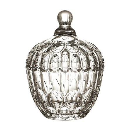 POTICHE DECORATIVO DE CRISTAL JAGUAR 10,8x14,5cm