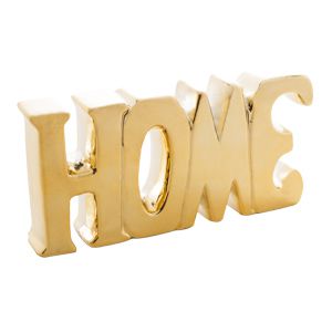 LETRAS DECORATIVAS CERÂMICA HOME CAPSLOCK 18,5x3,5x9cm