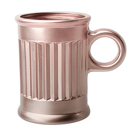 JOGO DE 6 XICARAS PARA CAFE COFFEE TIME EM CRISTAL 85ML COR COBRE