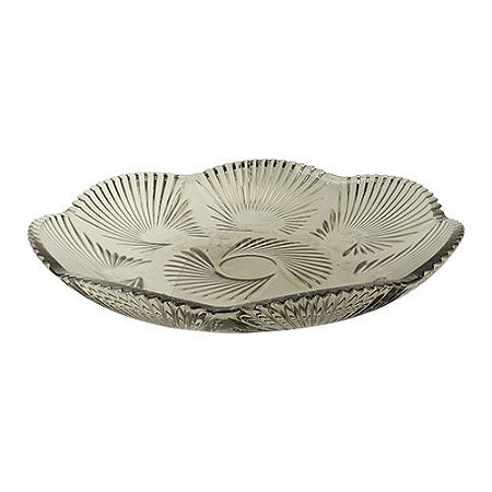 CENTRO MESA LIRICA CRISTAL ECOLOGICO D31,5XA4,5CM COR VERDE