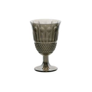 CJ 6 TAÇAS P/ÁGUA DE VIDRO MARINE CINZA 250ml