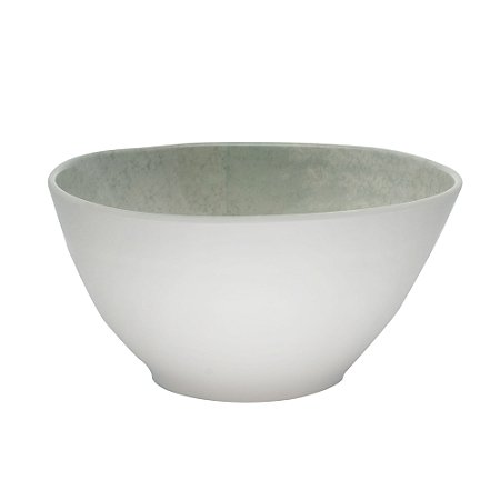 SALADEIRA MELAMINA AQUA CINZA 25cm