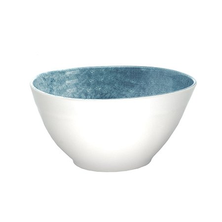 SALADEIRA MELAMINA AQUA AZUL 25cm