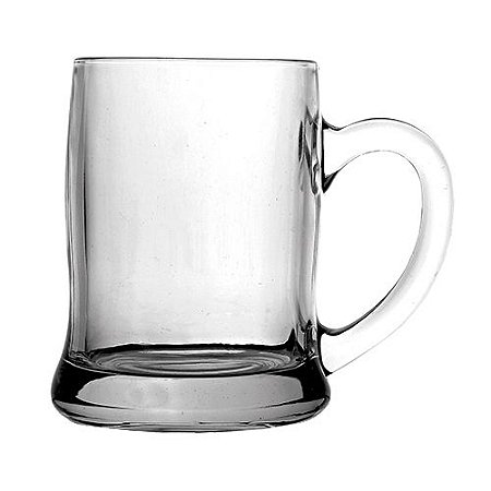 CANECA PARA CERVEJA BEER MUG EM VIDRO 380ML A12CM