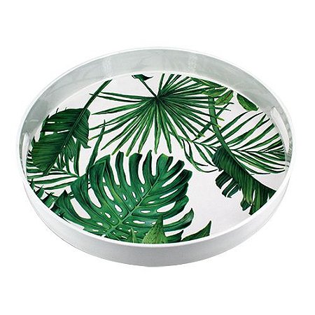 BANDEJA FOLHAGEM EM PLASTICO D33CM
