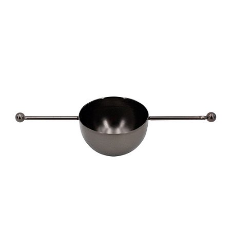 DOSADOR PARA BEBIDA OPEN BAR EM ACO INOX 25ML COR PRETO