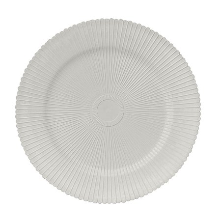 SOUSPLAT DE PLÁSTICO ÔNIX BRANCO 33cm