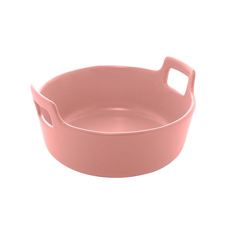 MINI TRAVESSA PORCELANA NÓRDICA ROSA MATT 16x8cm
