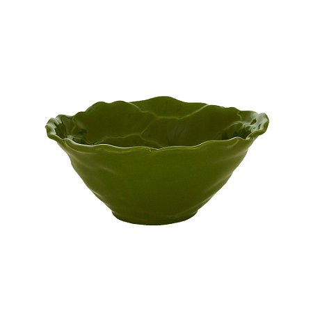 BOWL PORCELANA ROSY VERDE 14x6cm