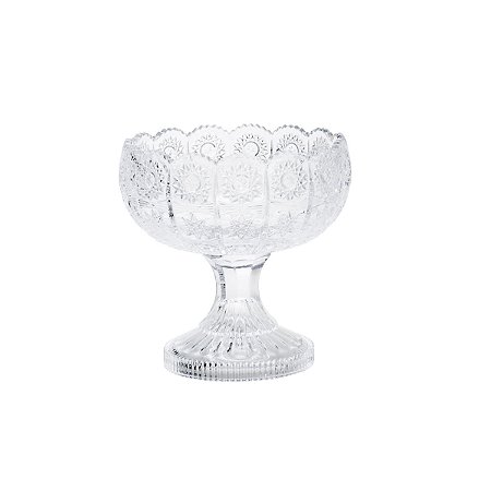 FRUTEIRA C/PÉ DE CRISTAL STARRY 16X17CM