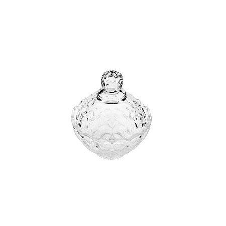BOMBONIERE DE CRISTAL ANGEL TRANSPARENTE 10,5X11cm
