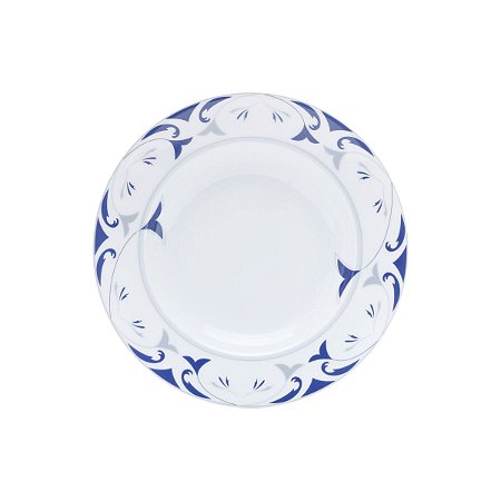 CJ 6 PC PRATOS FUNDOS DE PORCELANA LIMOGES ALLEGRO 22cm