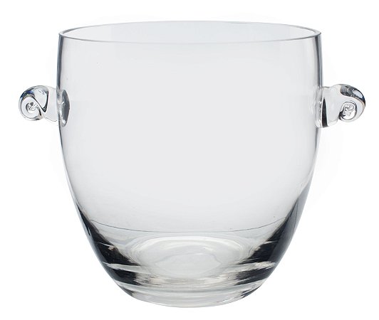 CHAMPANHEIRA REDONDA DE VIDRO 3L 21.4X21CM