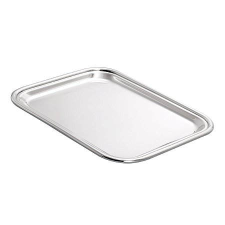 BANDEJA DE PRATA LISO 26X20CM