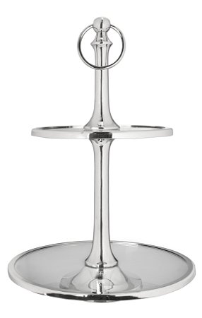 PRATO 2 AND VIDRO/METAL NIQUELADO CLEAN 36CM