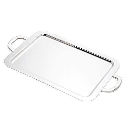 BANDEJA DE PRATA QUEENS LISO 44X34CM
