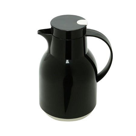 GARRAFA TÉRMICA DE PLÁSTICO C/GATILHO JULIA PRETA 1l