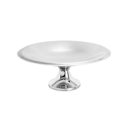CENTRO DE MESA DE AÇO INOX TREVI 45X18,5CM