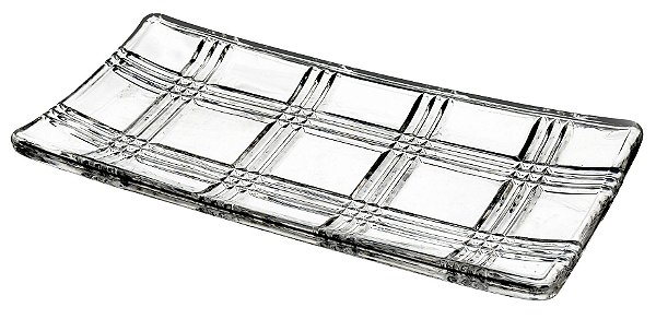 TRAVESSA LIVERPOOL EM CRISTAL ECOLÓGICO 28X14CM