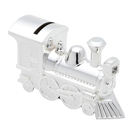 COFRE LOCOMOTIVA ABC PRATEADO DE ZINCO