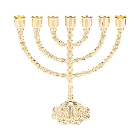 MENORAH 7 VELAS DOURADO 16,7CM