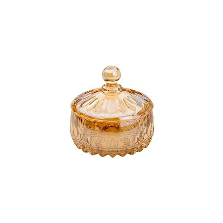 BOMBONIERE DE CRISTAL LOUISE AMBAR 11X11cm