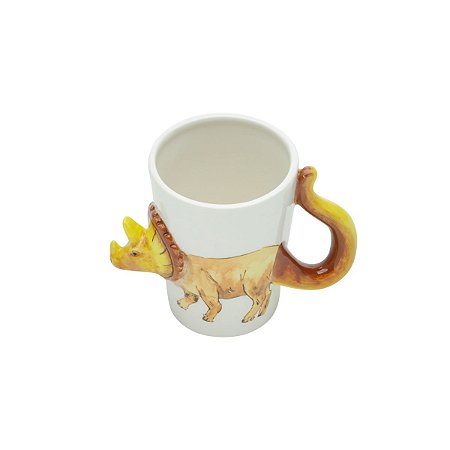 CANECA DE CERÂMICA TRICERATOPS 300ml