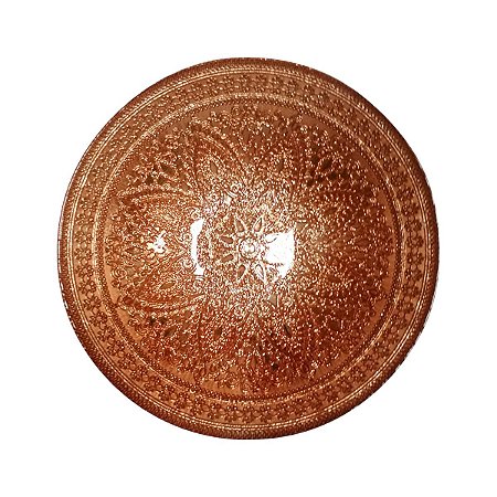 CENTRO DE MESA DE VIDRO CAPADÓCIA ROSÉ 33x9cm
