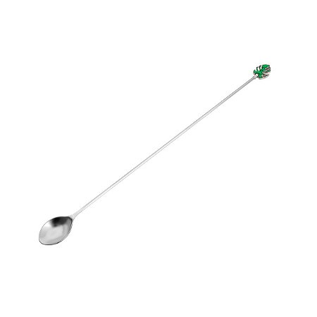 COLHER BAILARINA DE ZAMAC COSTELA DE ADÃO VERDE 33cm