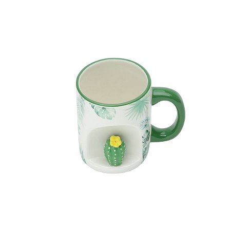 CANECA DE CERÂMICA CACTO 350ml