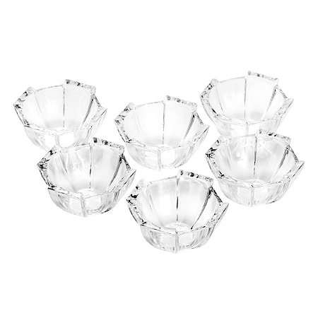 CJ 6 BOWLS DE CRISTAL STAGE 12X6,5CM