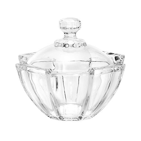 BOMBONIERE DE CRISTAL C/TAMPA STAGE 14X17,5CM