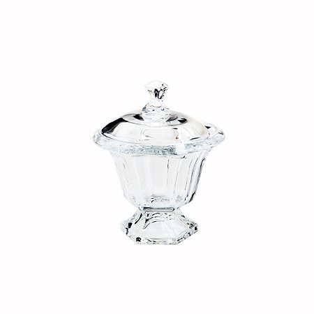 POTICHE DECORATIVO DE CRISTAL 10,5X6X13,5cm